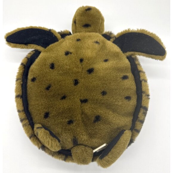 FIESTA 2195 Plush Stuffed Animal - 12" SEA TURTLE Brown - Picture 4 of 6